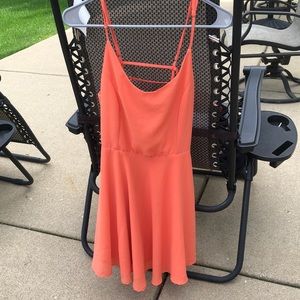 Peach Dress